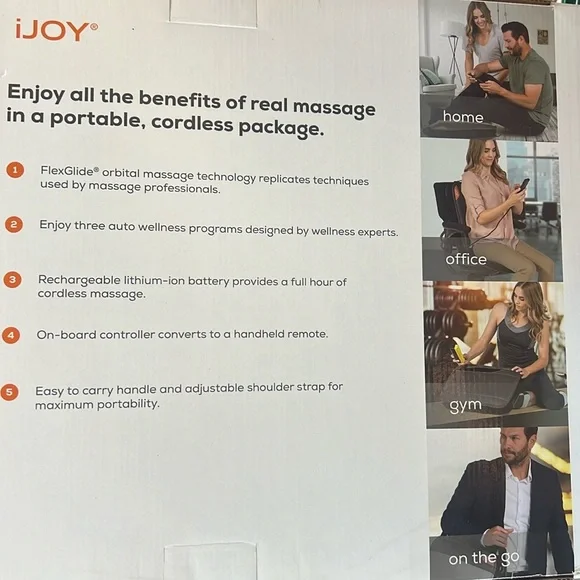 Massage on the go , human touch feel. Portable rechargeable control cordless. - Picture 5 of 8